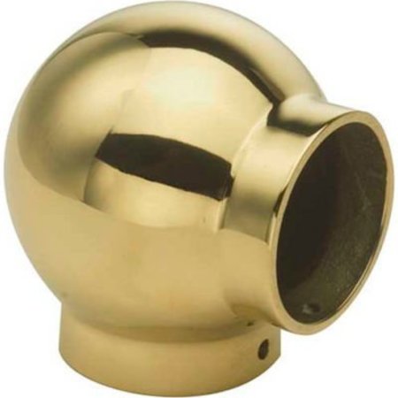 LAVI INDUSTRIES Lavi Industries, Ball Elbow, for 1.5" Tubing, Polished Brass 00-702/1H